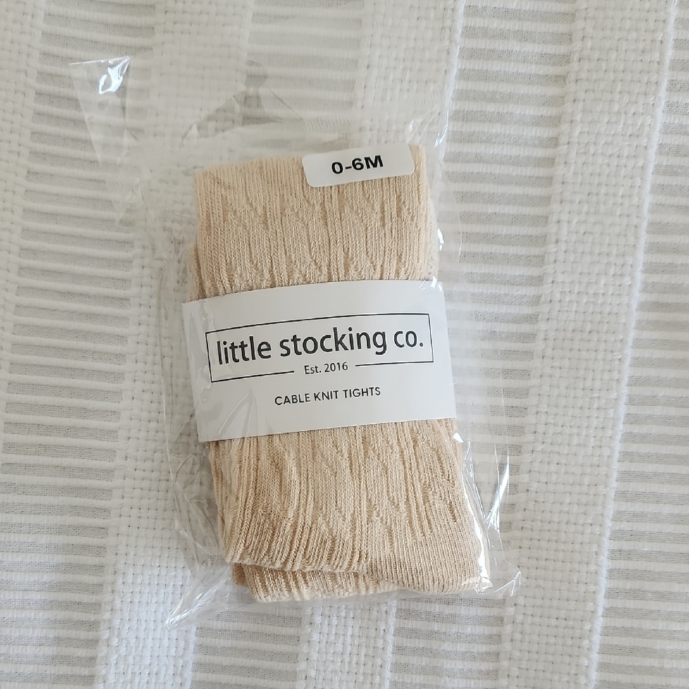Little Stocking Co. Cable Knit Tights